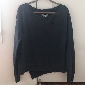 Pam & Gela Distressed Sweater